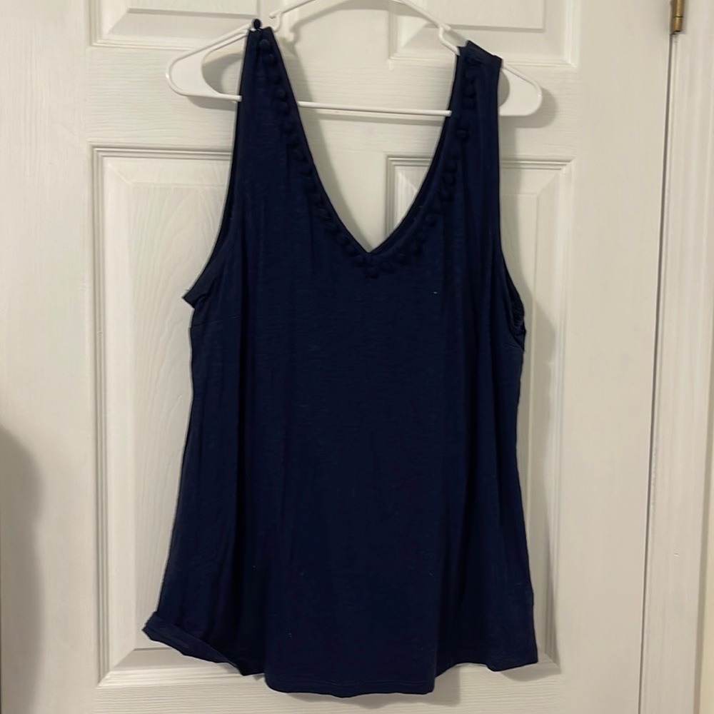 Euc Lilly Pulitzer Pom Pom tank